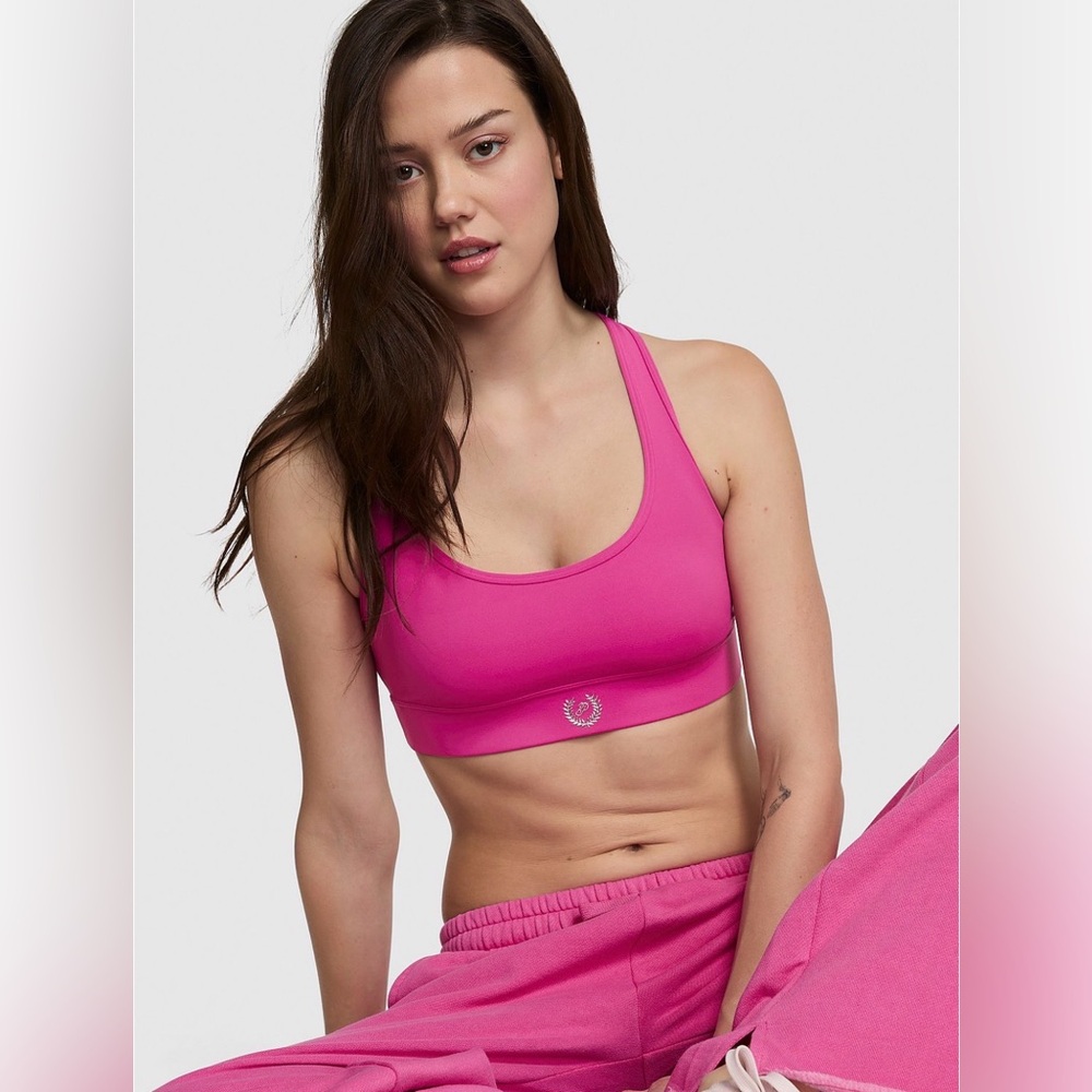 VS PINK RELAY RACERBACK SPORTS BRA